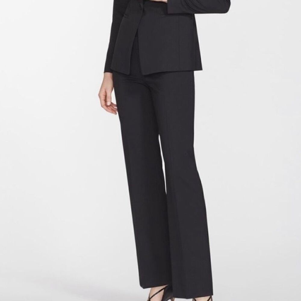 Lafayette 148 New York Italian stretch wool Menswear trouser pants 6